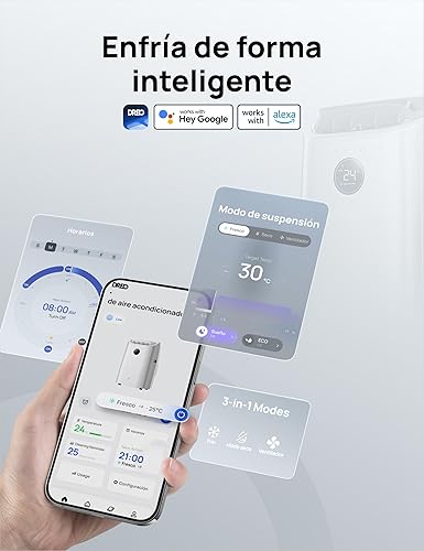 Nuestra opinión final
El Dreo es uno de los aires acondicionados portátiles más equilibrados del mercado: combina un diseño compacto, un manejo muy sencillo y un buen rendimiento. Una opción ideal si necesitas comodidad, portabilidad y bajo ruido, sin complicarte con kits de instalación.